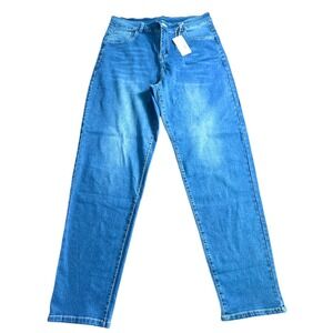 Women‎ Classic Dark Wash Jeans Stretch Comfort Straight Leg NWT Size XL